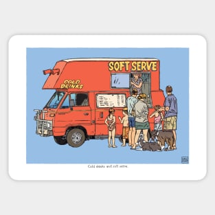 Softserve Ice cream Van Sticker